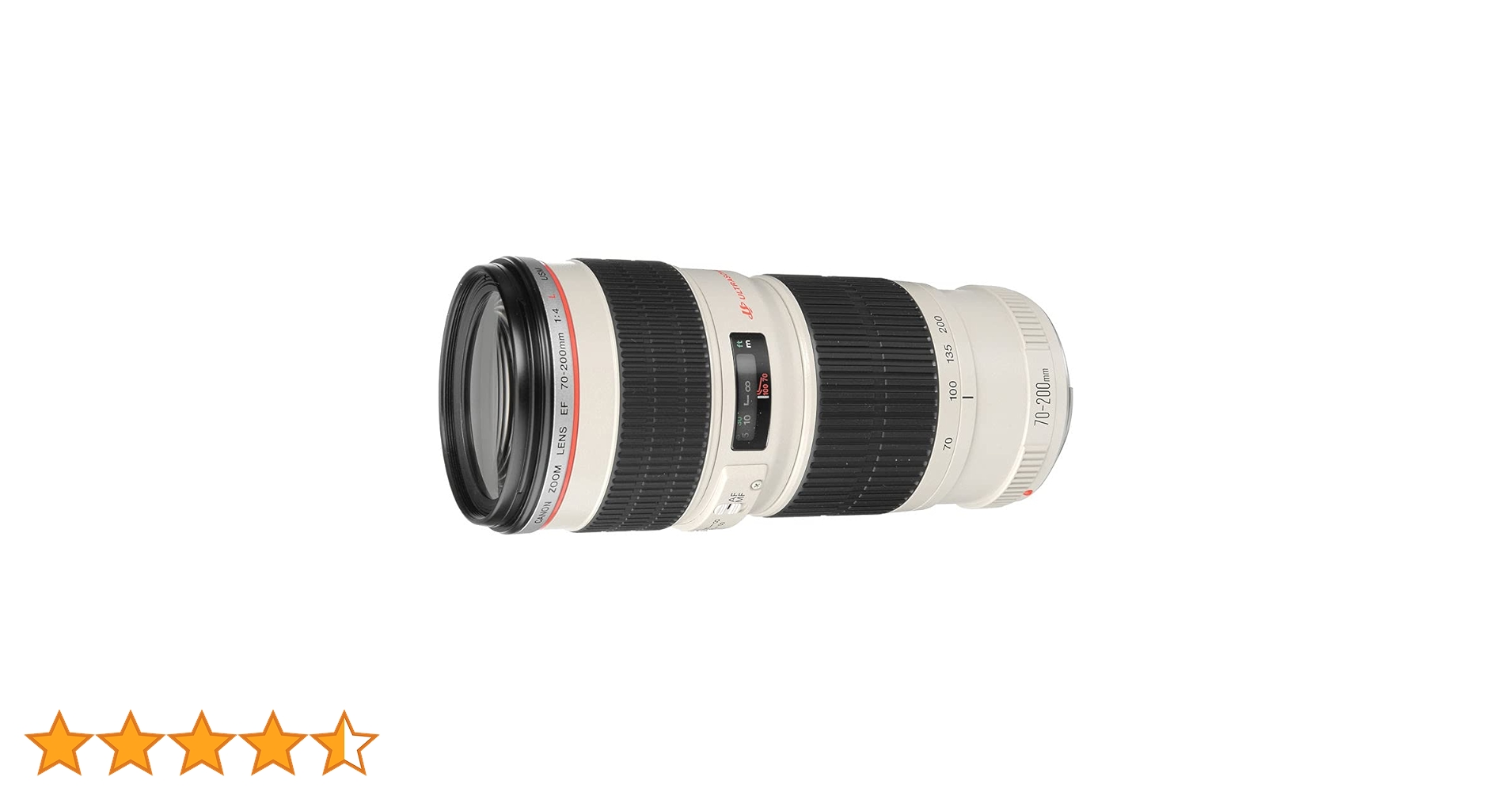 Amazon | Canon EF Objectif à zoom 70 mm 200 mm f/4.0 L USM